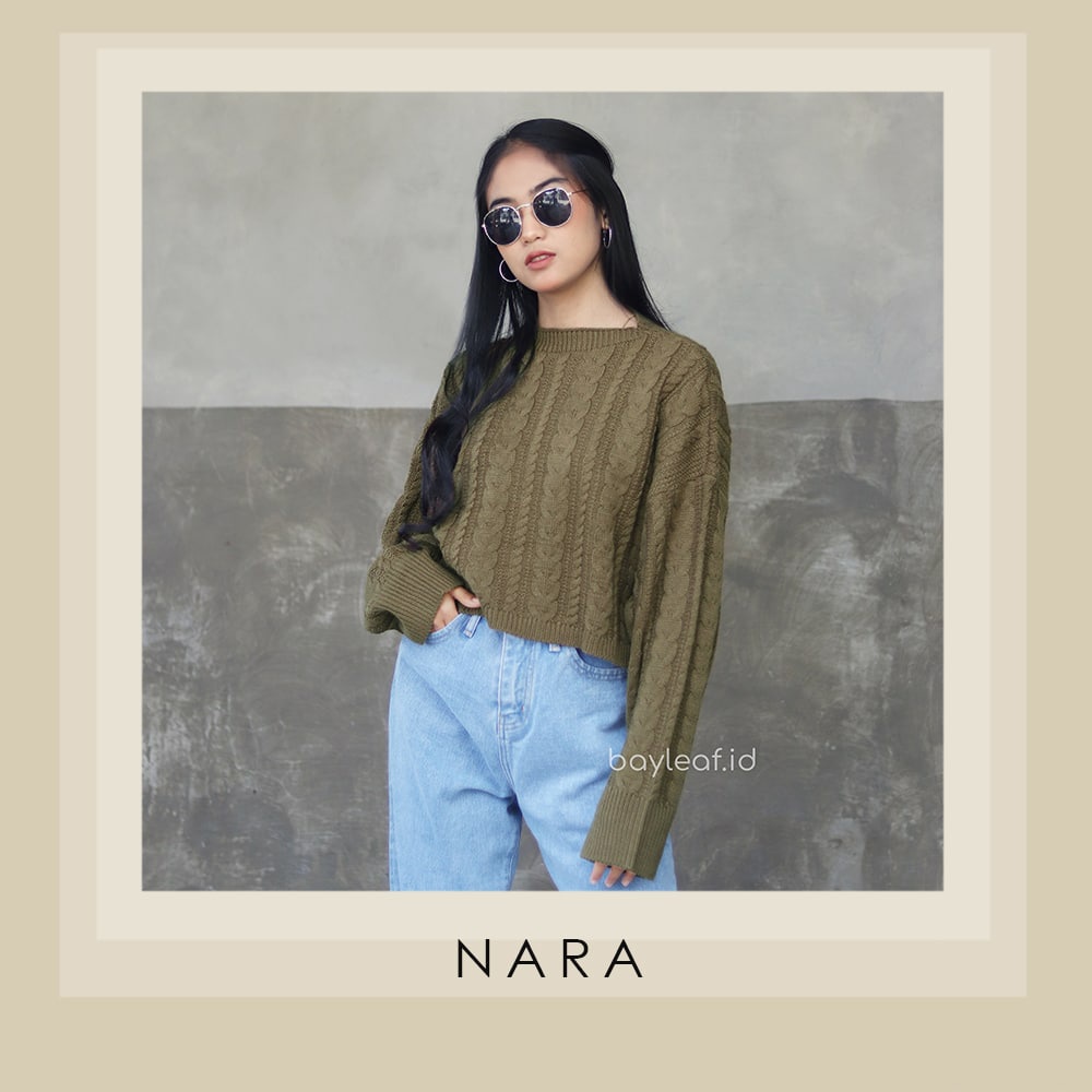 CROP TOP NARA BY BAYLEAF.ID