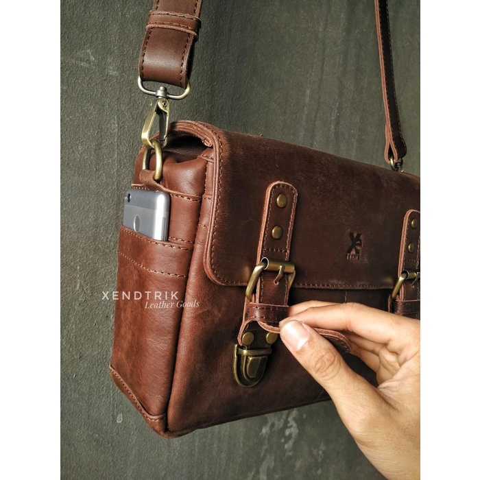 Tas kamera Photographer04 mirrorless DSLR sling Bag selempang Kulit