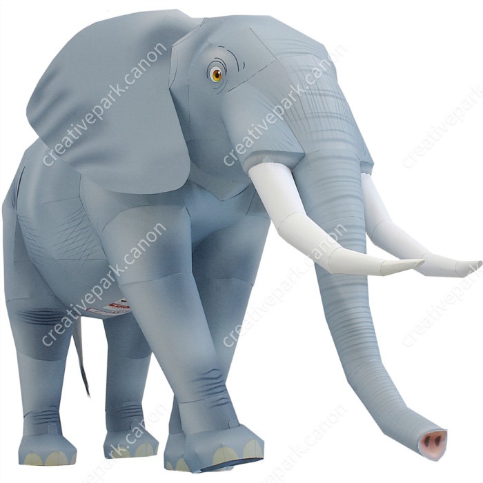 Papercraft DIY Gajah