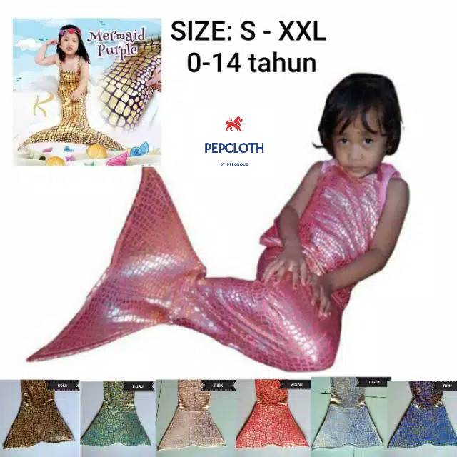 KOSTUM MERMAID NEMO / BAJU KOSTUM MERMAID DUYUNG / BAJU DUYUNG / BAJU MERMAID ARIEL