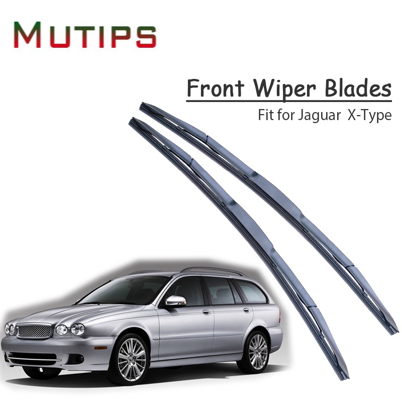 1 Set Karet Wiper Kaca Depan Mobil Untuk Jaguar X-type 2009-2001