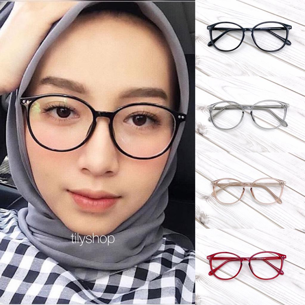 Frame Kacamata Minus Baca Fashion TF 8108 Bulat Pria Wanita Kacamata Minus TERMURAH