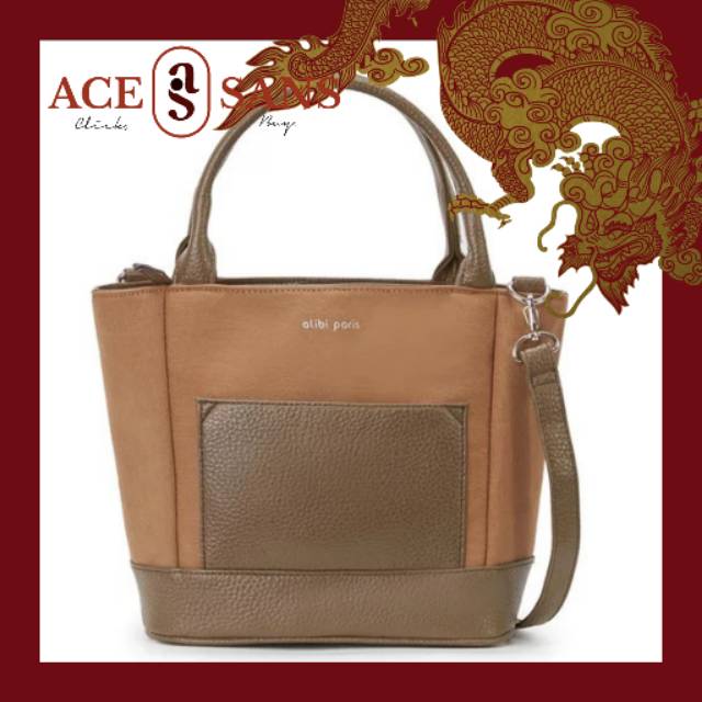 Alibi Paris Tas Wanita Kellyan Brown Bag -  T6134B7 | Tas Wanita | Handbag Wanita | Alibi Paris