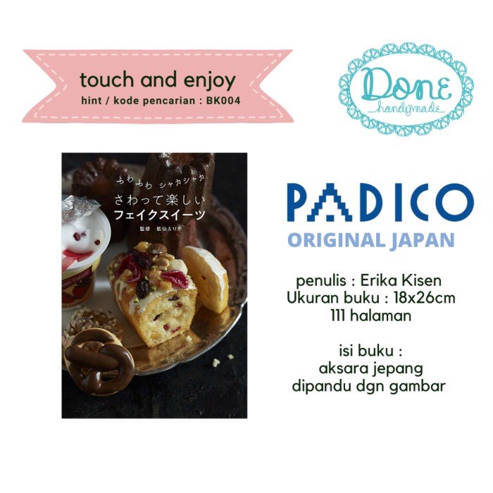 Done handymade book collection padico japan book touch and enjoy BK004