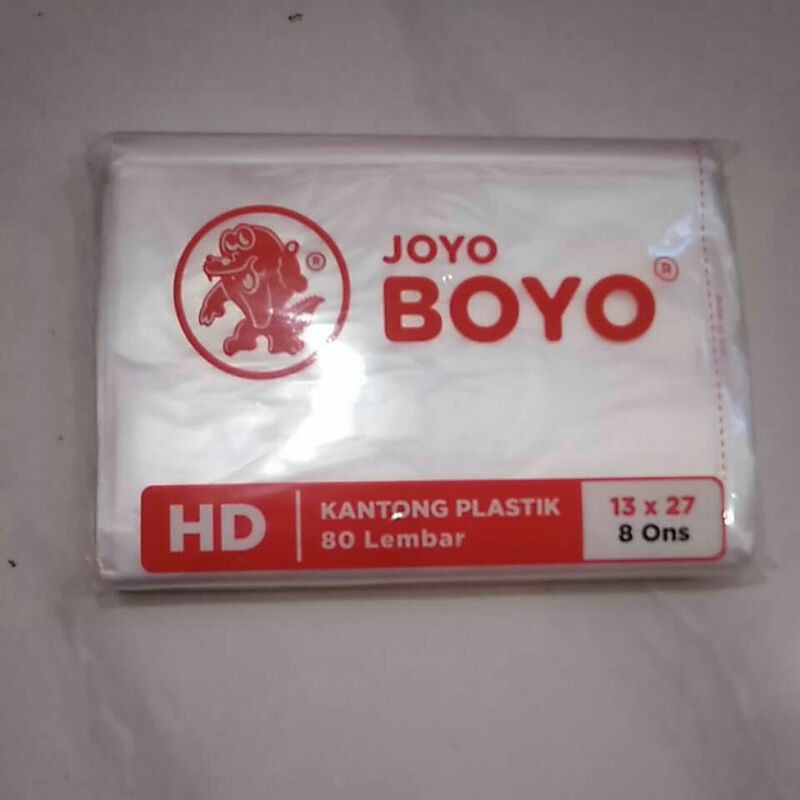 Jual Plastik Hd Boyo Ukuran 8 Ons 13x27 Shopee Indonesia 2415