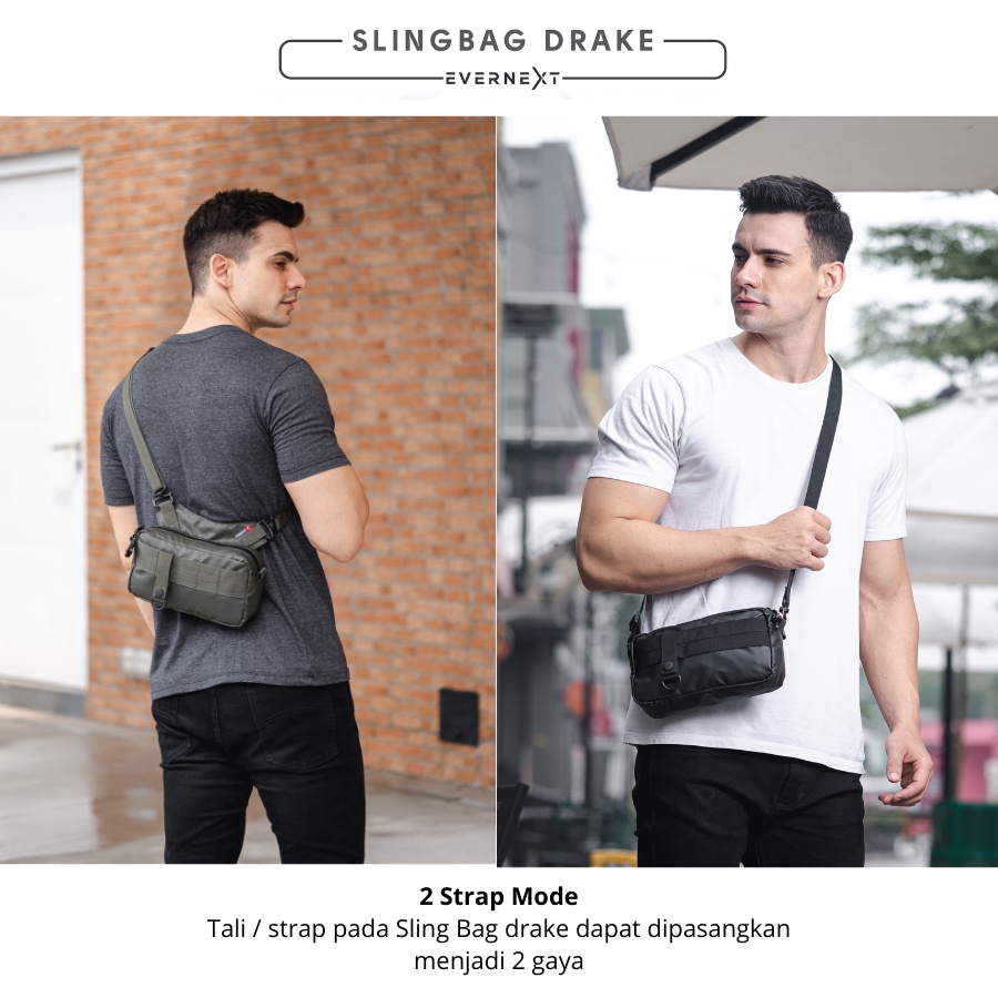 Tas Selempang Waistbag Distro Waterproof Phantom Tactical Pria Wanita Roowns Woven