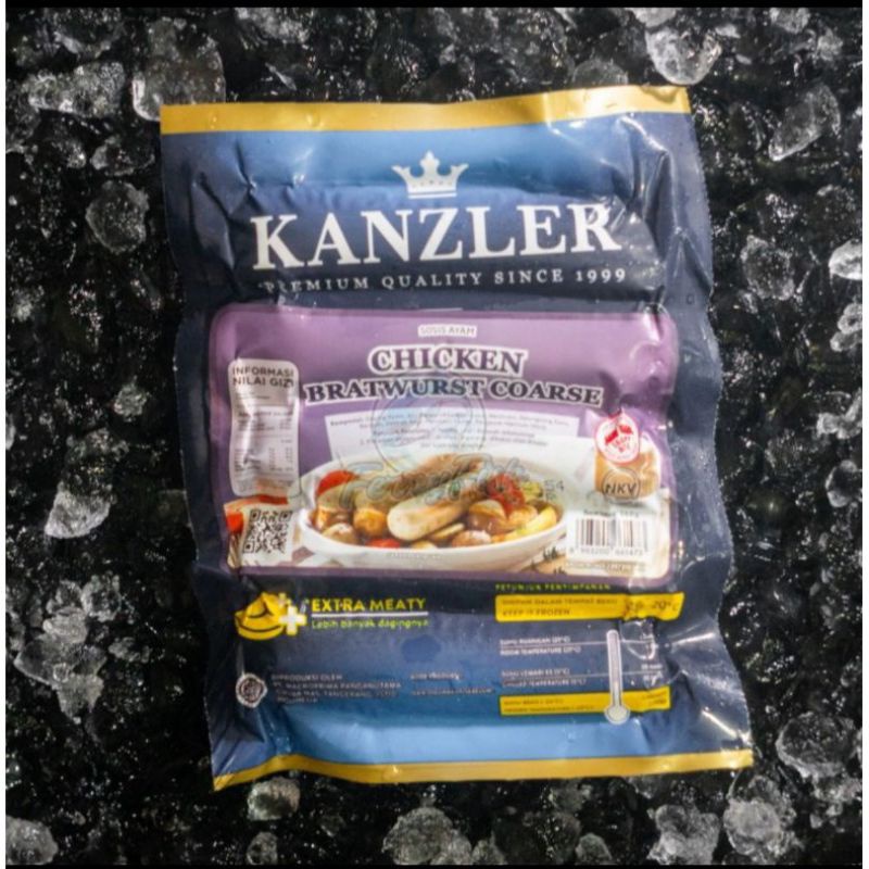 

Sosis Kenzler Chicken Bratwurst Coarse 360gr