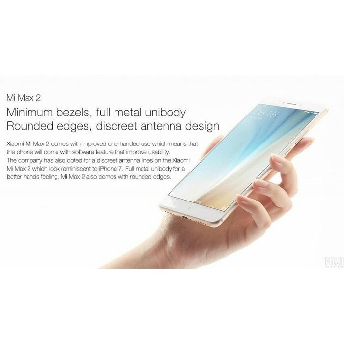ORIGINAL (ASLI) ( GOLD ) - Xiaomi mi max 2 - Memory 64 GB - Ram 4GB - mimax 2