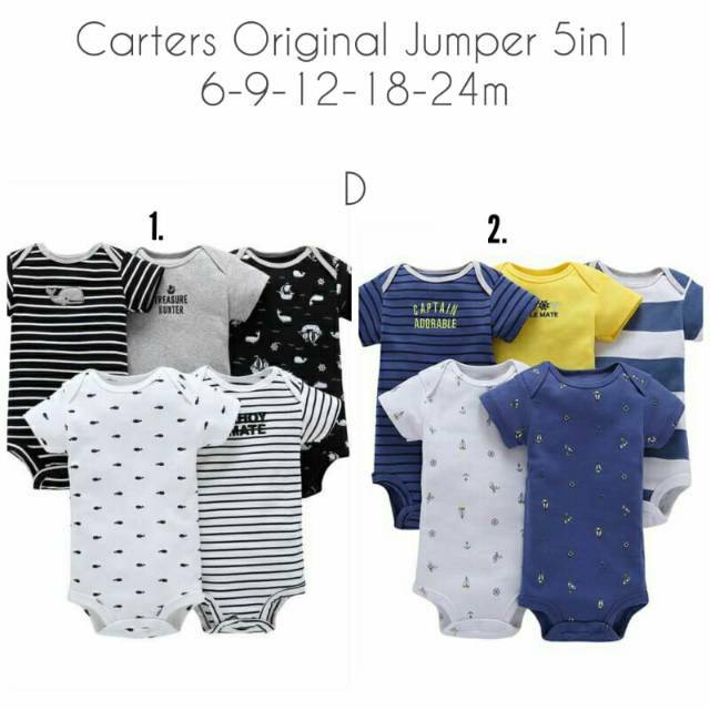 Jumper Bayi 5in1/ jumper bayi/ Set jumper/ baju bayi import