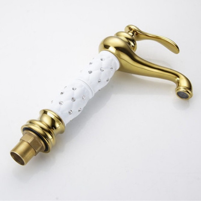 T.Lillie - Kran Wastafel Lapis Emas 18K Model Classic