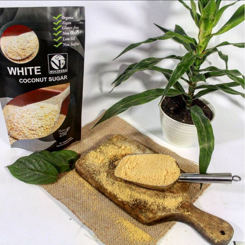 

Organic White Coconut Sugar Nucifera 250g / Gula Kelapa
