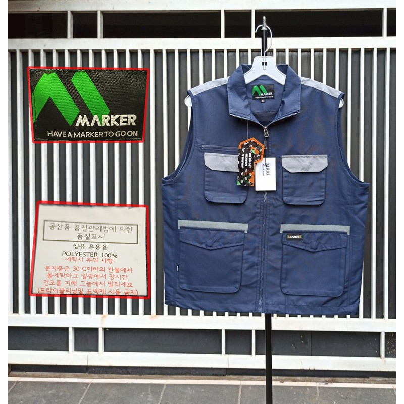 MARK VEST ROMPI BIRU NAVY ROMPI SPRING ROMPI MEMANCING