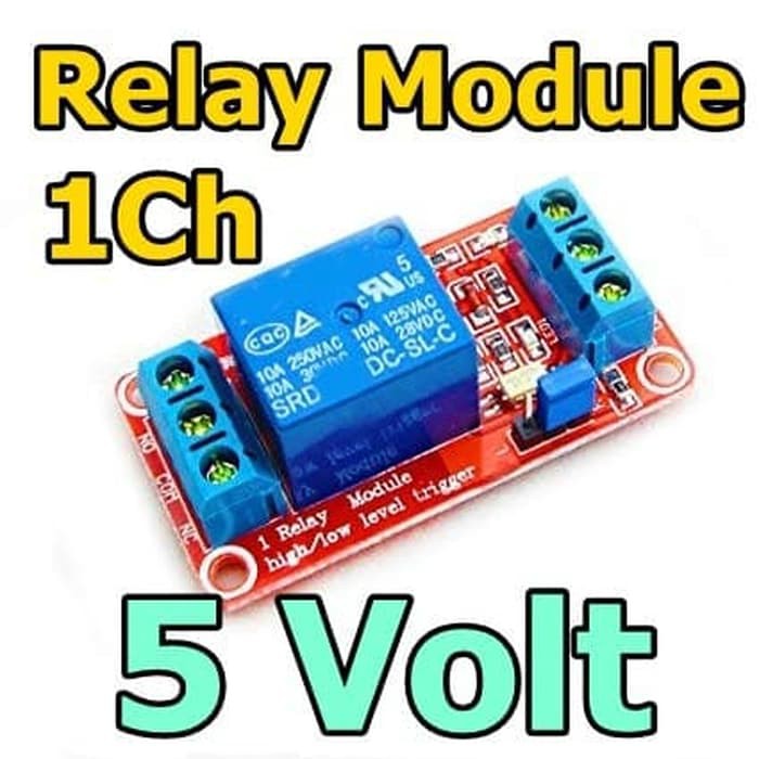 Relay Module 5 Volt 1 Channel Optocoupler High or Low Triger 5V