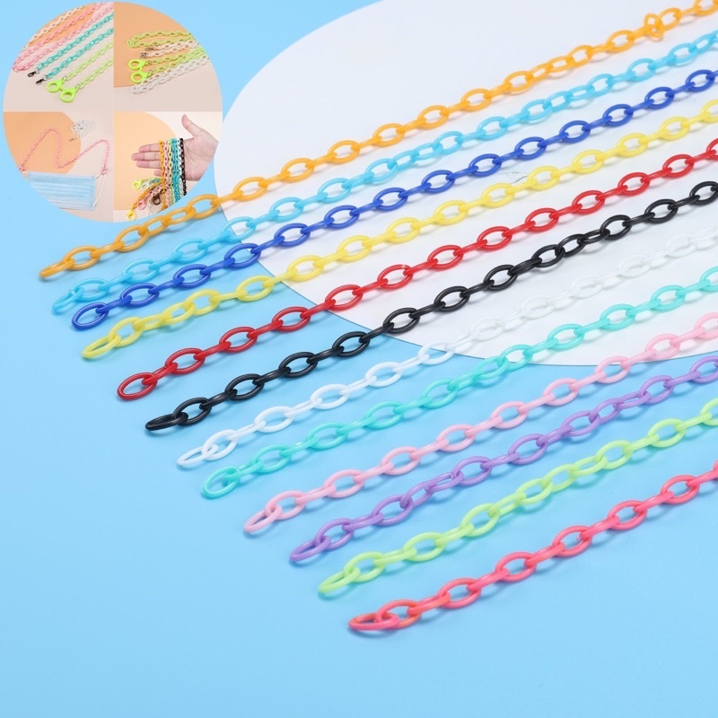 Rantai Masker / Kalung Rantai Masker / Tali Masker / Rantai Tali Masker Korea bahan Acrylic