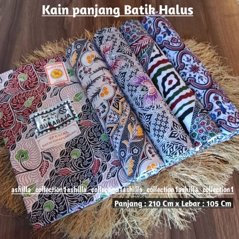 KAIN PANJANG / KAIN JARIK BATIK SUKARAJA / SAMPING KEBAT