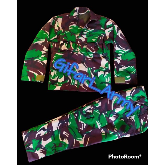 BAJU PDL VELBET WOLL FULL PURING / BAJU PDL PELBET TNI