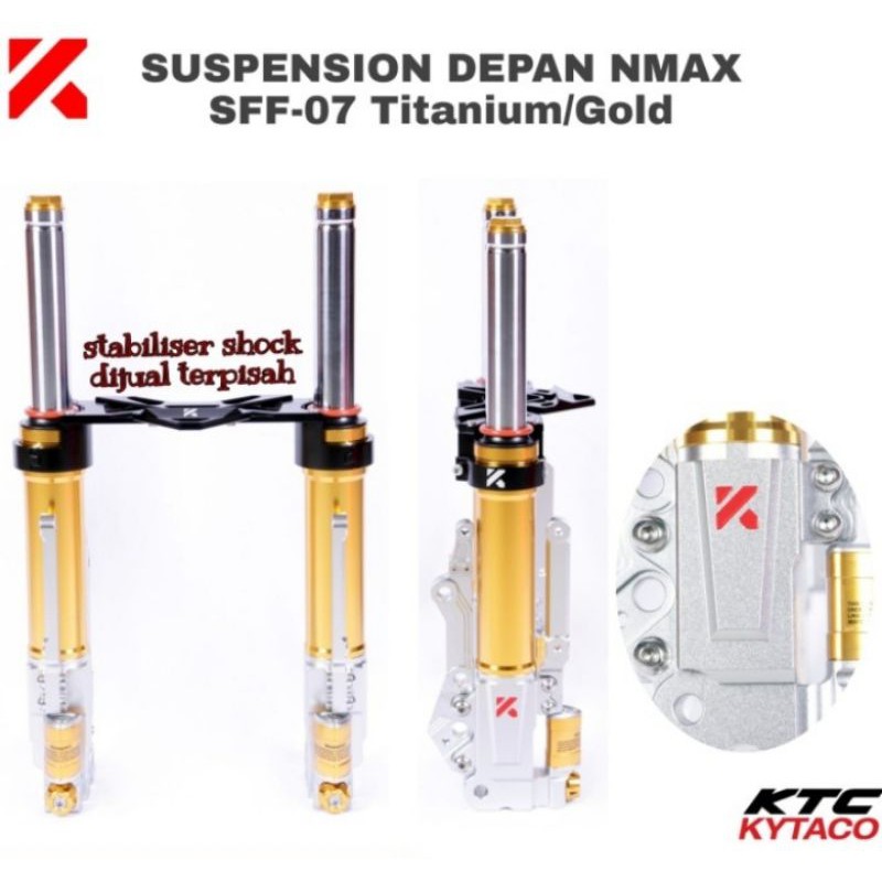 SHOCK DEPAN NMAX USD UP SIDE DOWN BOTTOM SHOCK DEPAN NMAX OLD -NMAX NEW 2020 SFF-07 SUSPENSION NMAX