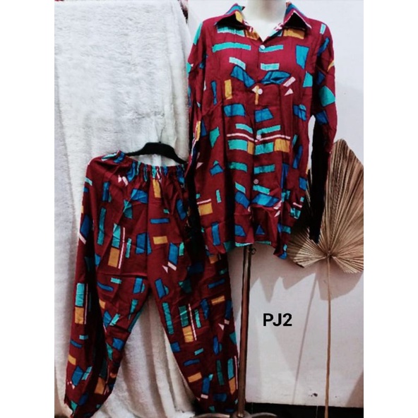 Setelan BabyDoll Katun Rayon lengan panjang