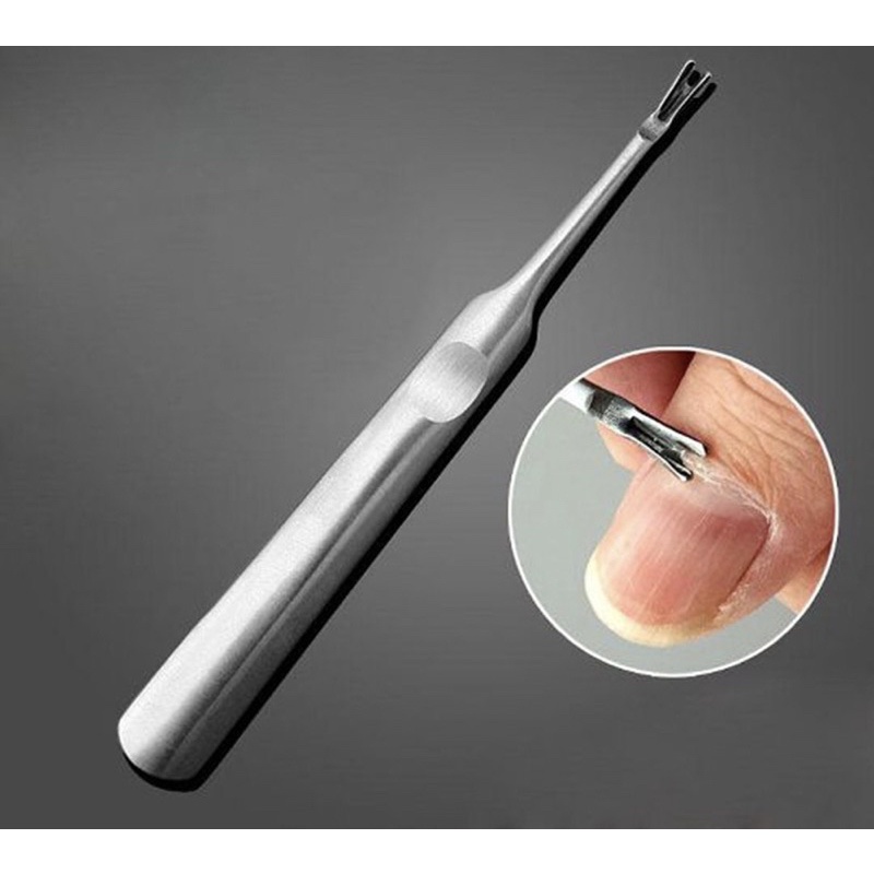 Manicure menikur Dead Fork Lidah Ular pendorong Cuticle Kutikula