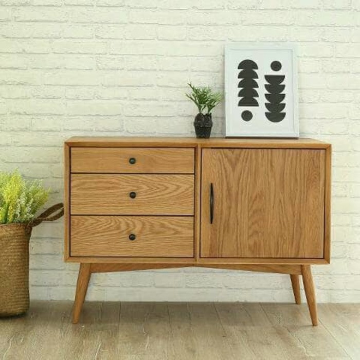 Bufet kabinet meja rak tv pajangan jati jepara retro