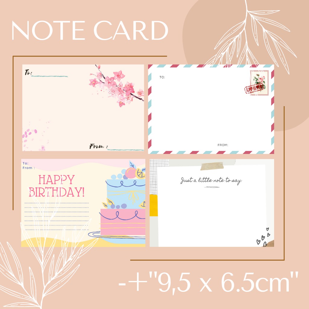 

[ MEDAN ] 1SET = 18PCS /READY STOCK NOTE CARD / KARTU UCAPAN / KARTU SURAT / KARTU DIY / SCRAPBOOK