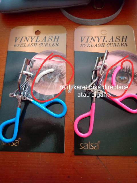 * NCC * Salsa Vinilash Penjepit Bulu Mata Original Kualitas Bagus Eyelash Curler Vinylash