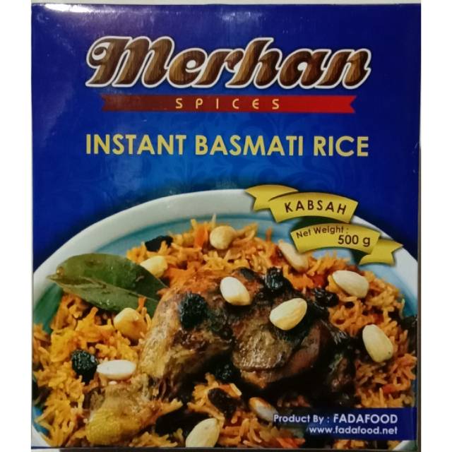 

Merhan Beras Basmati varian Kabsah netto 500 gram