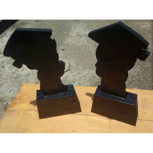 Plakat Kayu Karakter Polos Vandel Piala Trophy Piagam Tropi Custom