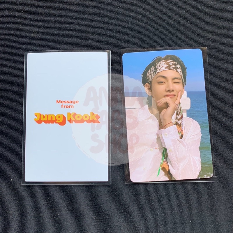 Photocard BTS LD M2U JIN / JK MOTS 2 OFFICIAL / PC V Peaches BUTTER OFFICIAL