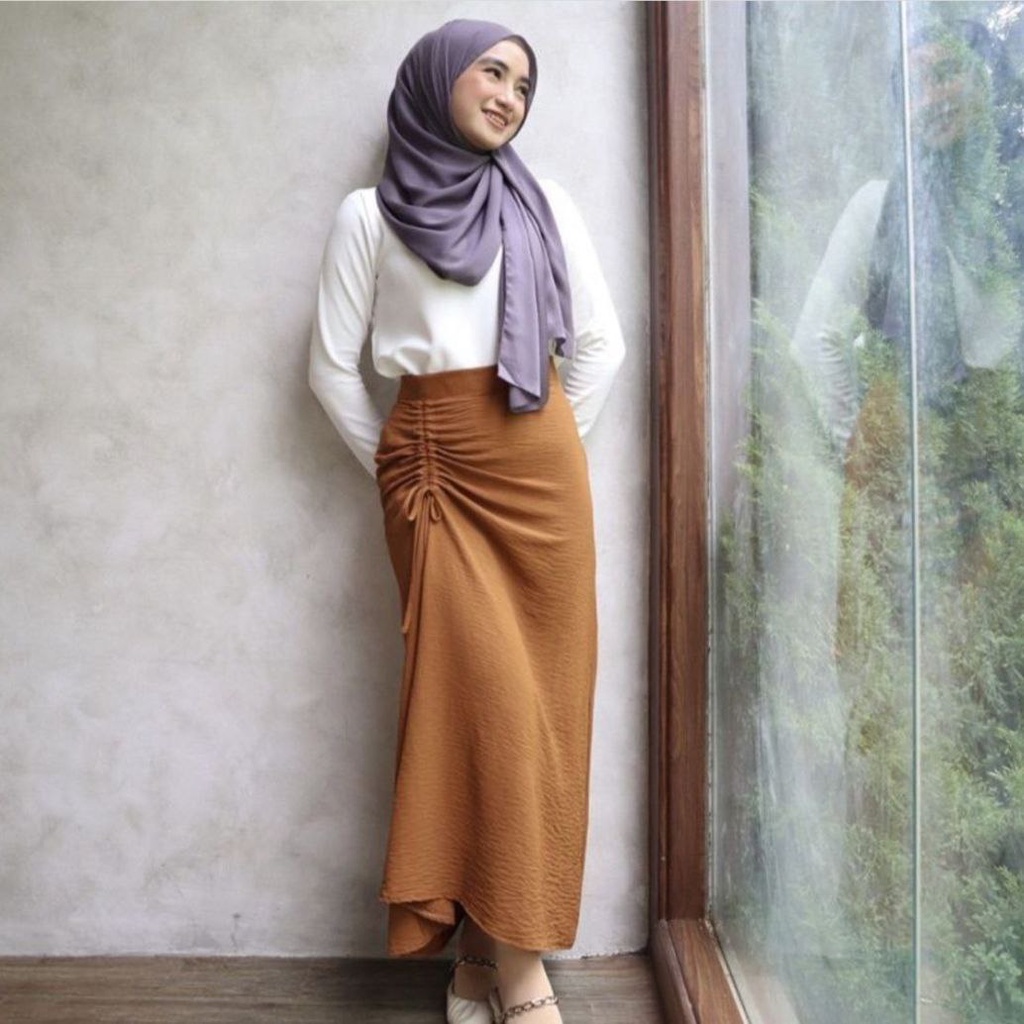 ROK SERUT CASUAL FLOWLY/ ROK SERUT SAMPING CRINKLE AIRFLOW