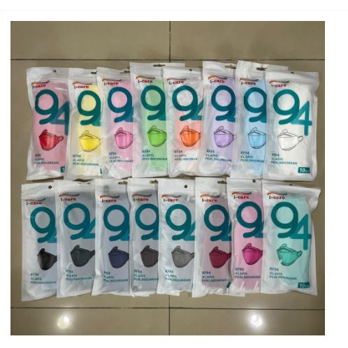 Masker KF94 Masker Kesehatan Masker Dewasa Masker Medis Bersertificat isi 10 pcs