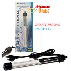 Heater Aquarium RESUN 200 Watt RH-9000 Penghangat Pemanas Air Akuarium