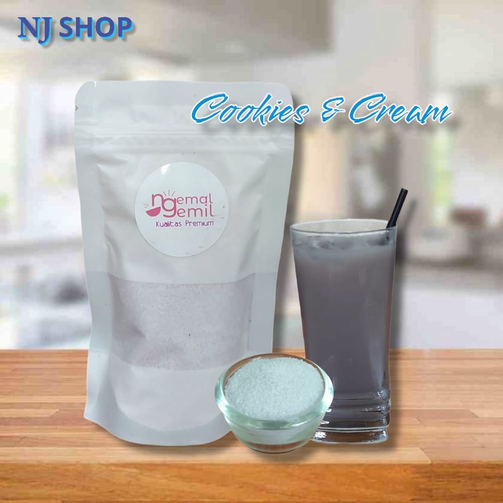

[variasi] - Bubuk Minuman Rasa Cookies & Cream / Serbuk Minuman Kekinian / Powder Drink Kualitas Premium