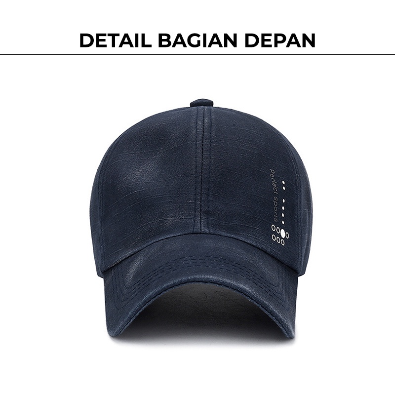 Topi Pria Wanita Baseball Hat Distro PERFECT SPORT Casual Cap Sporty Golf Tenis Bahan Katun TWJ