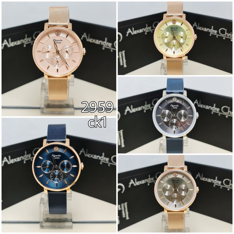 Jam Tangan Wanita Alexandre Christie AC2959BF 2959 ORIGINAL BERGARANSI RESMI