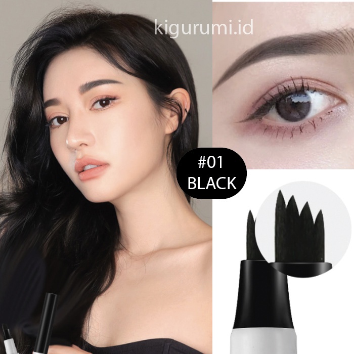 LAMEILA Eyebrow Pen Four-Claw Eye Brow Tint Fork Tip Waterproof/Tahan Lama Natural Eyebrow Pensil Alis Long Lasting LA121