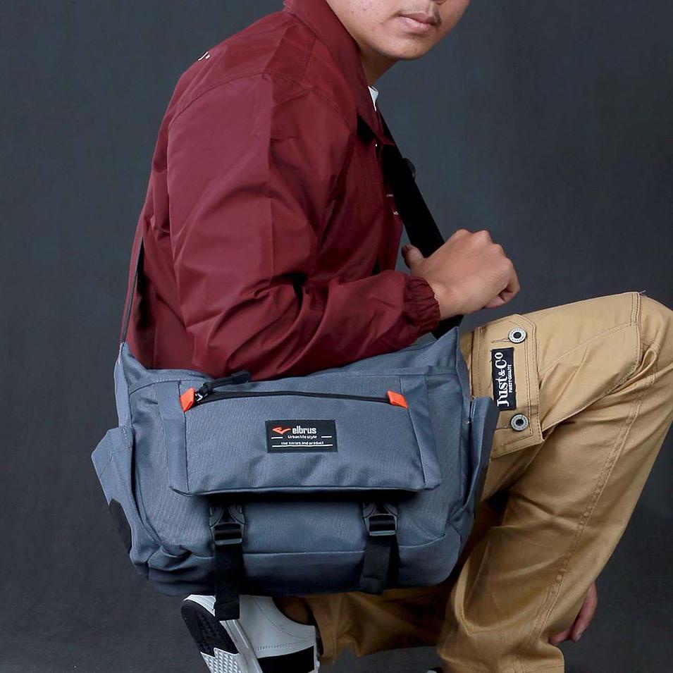 [PRODUK 79LUP] Tas Selempang Pria - Cowok Tas Sling bag Slempang Kerja Distro Besar Tas hp kamera or