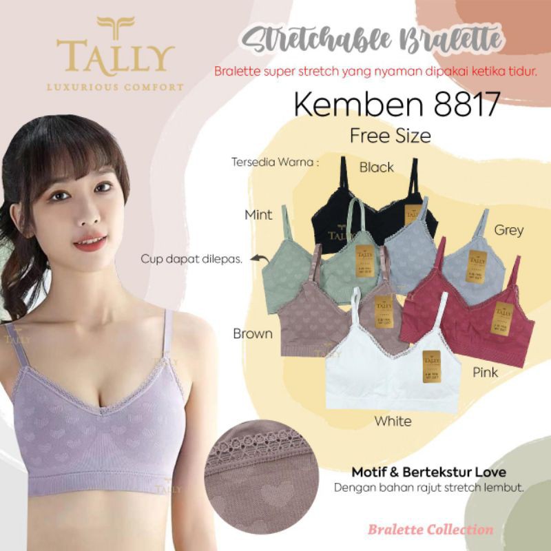 BRALETTE FASHIONABLE TALLY 8817 BRA CUP BUSA - BLSPORT