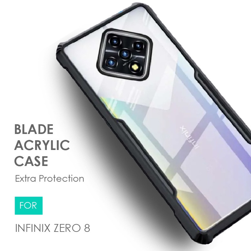 BLADE ACRYLIC CASE Transparan INFINIX HOT 10S NOTE 8 NOTE 10 NOTE 10 PRO SMART 4