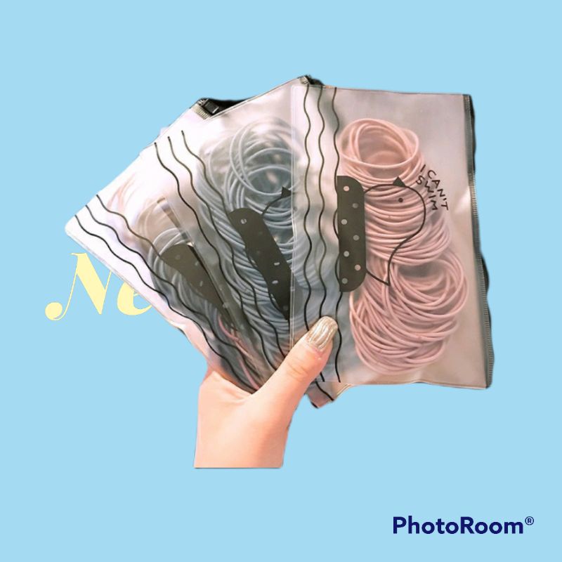 Iket Rambut Korea/Iket Karet Korea 5 pcs