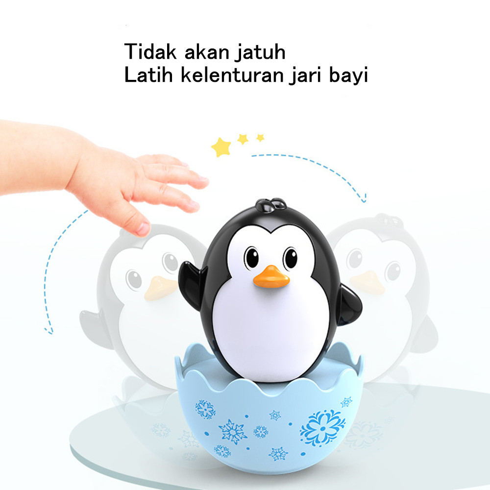 Mainan bayi kartun tumbler hewan-1