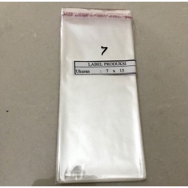 Plastik OPP 7x15 (bungkus uang)