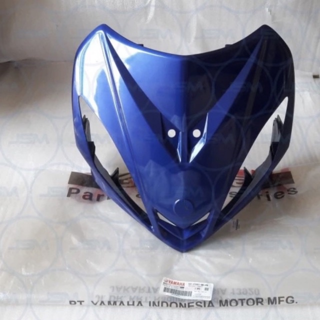 Cover panel dada depan YAMAHA Jupiter MX  135 Old lama Biru ORIGINAL 1S7-F3391-00-P0 Distributor Spa