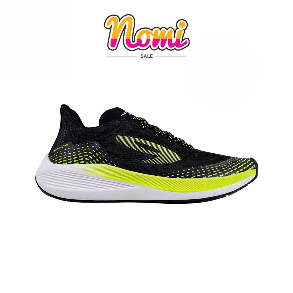 910 Nineten Haze 1.5 Sepatu Lari -Hitam/Hijau Neon/Putih