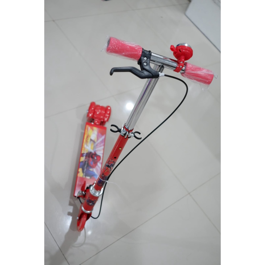 Scooter Otoped Anak Roda 3 Gambar Karakter / Otoped anak roda 3 + Bell dan Rem Tangan / Scooter anak