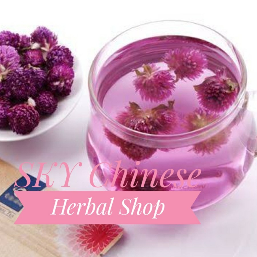 

(500 GRAM) Globe Amaranth Flower Tea/Teh Bunga Beauty Gomphrena Globe