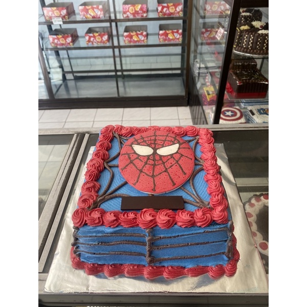

KUE TART LAPIS SURABAYA GAMBAR KEPALA SPIDERMAN UKURAN 22 CM
