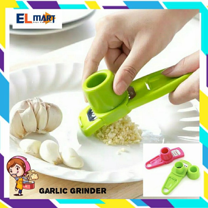 Alat Press Parutan Serutan Mini Bawang Putih Jahe Pala Garlic Grinder