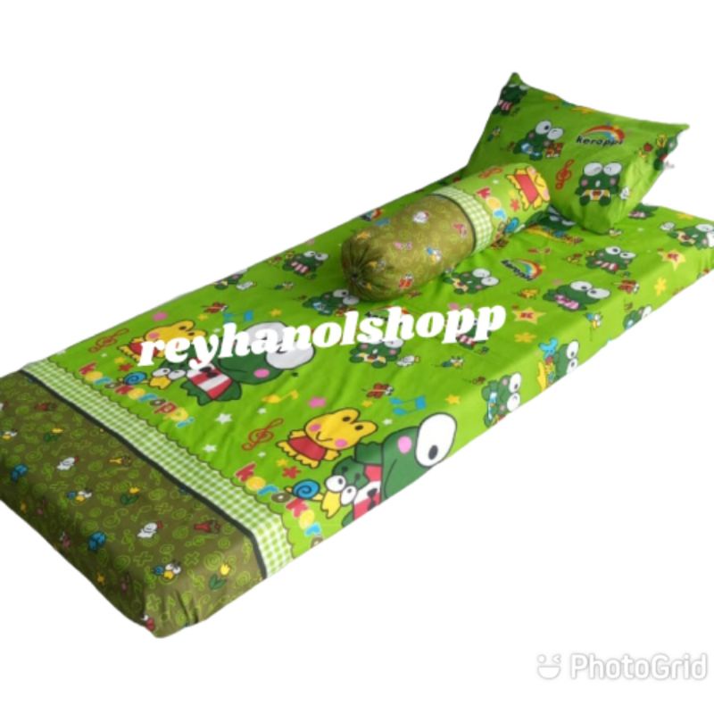 Sprei set motif karakter anak size: 120x200/90x200 tinggi 15cm