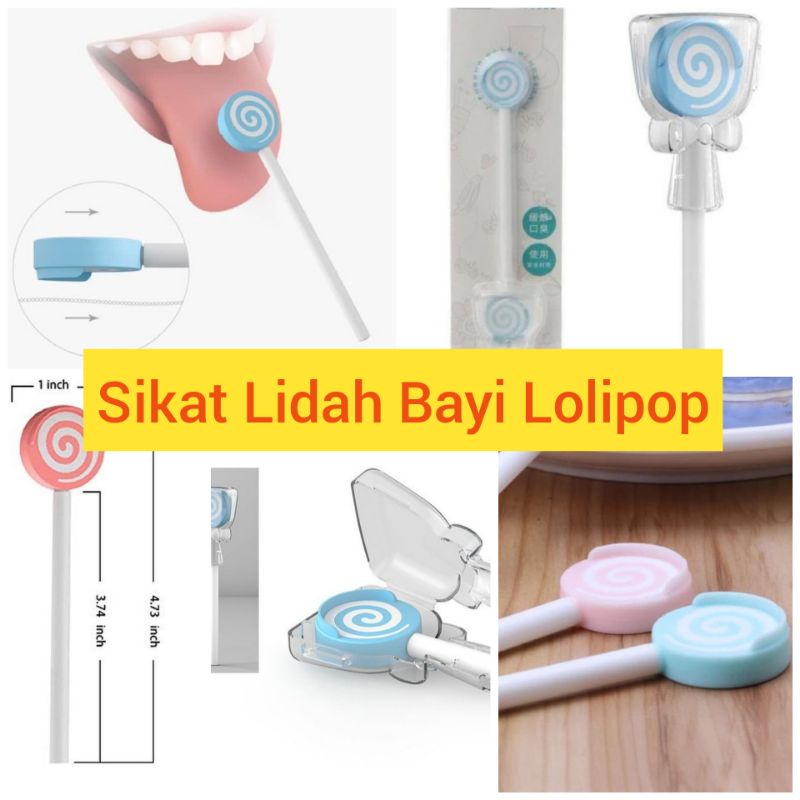 Sikat Lidah Bayi LOLIPOP / Pembersih Lidah dan Mulut Bayi / Sikat Lidah Baby Oral Tongue Cleaner model Lolipop IMPORTSikat Lidah Bayi Pembersih Lidah Bayi Sikat Lidah model Lolipop SIKAT LIDAH BAYI LOLIPOP PEMBERSIH LIDAH BAYI ANAK DEWASA Sikat Lidah Bayi